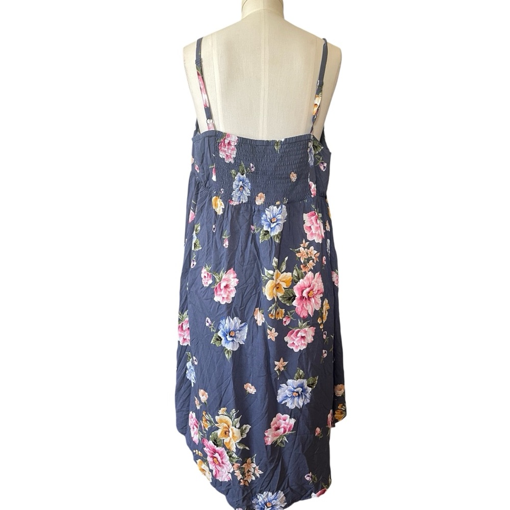 ❤️ NWT! Torrid Floral ‘Challis’ High Low Corset Tie Top - Picture 6 of 8